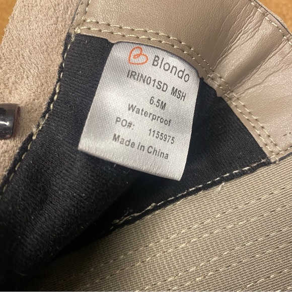 Blondo Indi Waterproof Bootie Suede Size 6.5 Pointy Toe - Picture 15 of 15
